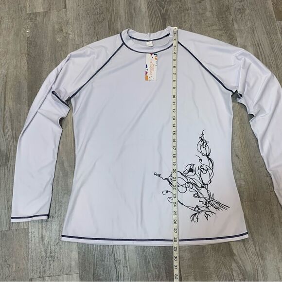 NWT enjoy the sunshine women’s 2X sun cover-up Long sleeve top - Picture 8 of 9